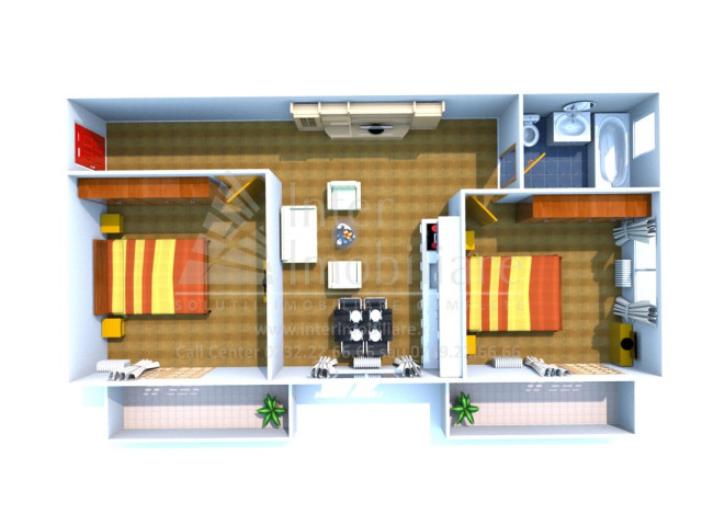 3 camere,   ,  61 mp , de vanzare apartament nou in zona Bucium,  (Profi Visan) 157438