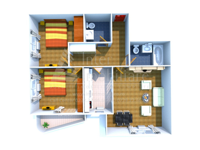 Apartament nou de vanzare, 3 camere,  decomandat ,  82 mp , Alexandru cel Bun,  (Galata) 158140