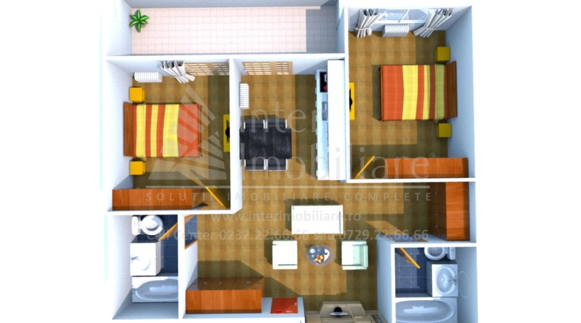 Oferta Apartament nou, 3 camere, , 78 mp , Podul de Fier, de vanzare,  CA Roseti imagine 2