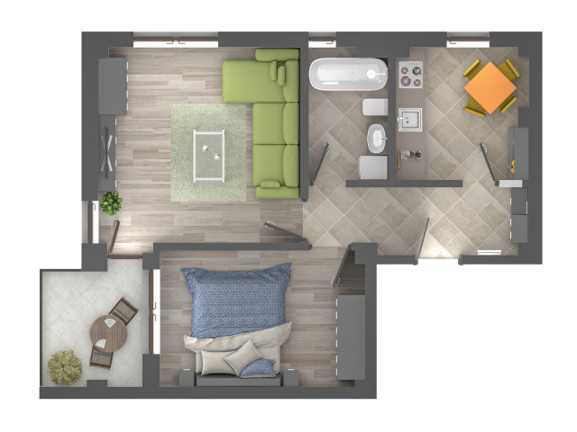 2 camere,  decomandat ,  55 mp , de vanzare apartament nou in zona Galata,  (Notariat Padurariu) 149608