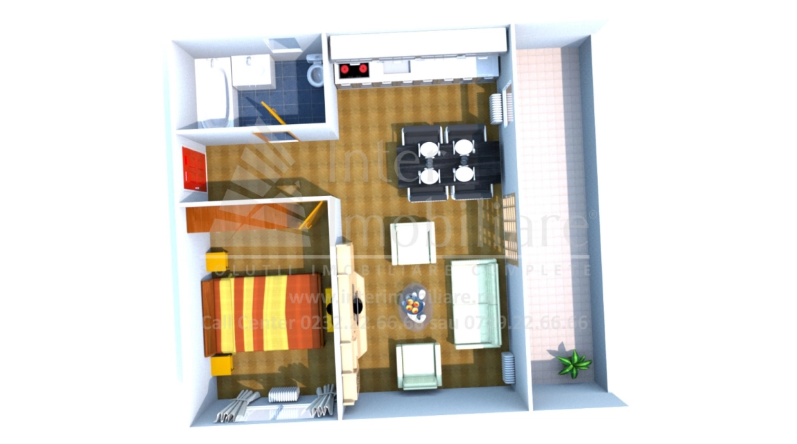 Oferta Apartament nou, 2 camere, decomandat, 64 mp , Popas Pacurari, de vanzare,  Soseaua Rediu imagine 8