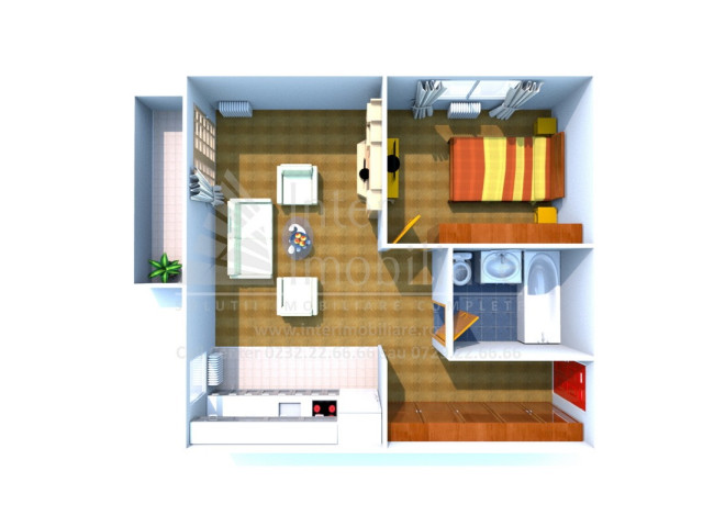 Apartament nou de vanzare, 2 camere,  decomandat ,  57 mp , Visani,  (Profi Visan) 159170
