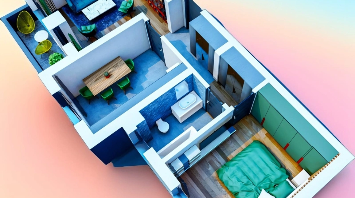 Oferta Apartament nou, 2 camere, decomandat, 61 mp , Bucium, de vanzare,  Visan imagine 3