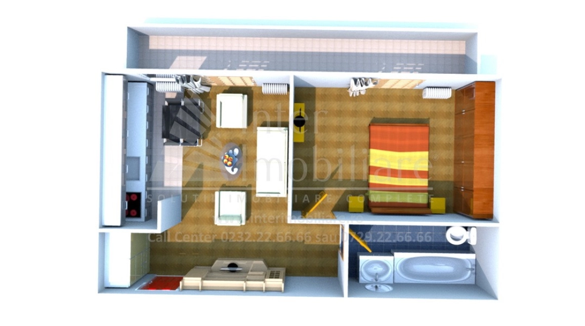 Oferta Apartament nou de vanzare, 2 camere, , 46 mp , Bucium,  600 m de Familly Bucium imagine 1