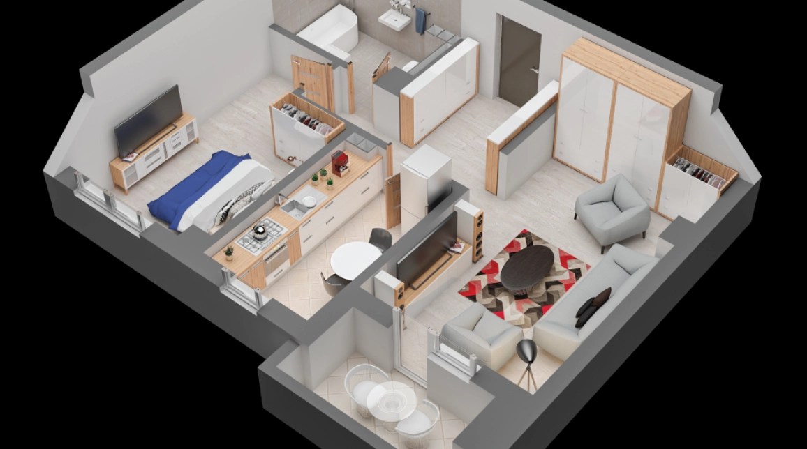 Oferta De vanzare apartament nou, 2 camere, decomandat, 55 mp , Dacia,  Bloc nou intre Moara de Foc si Lidl Dacia imagine 5