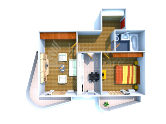 Apartament nou de vanzare, 2 camere,  decomandat ,  70 mp , Galata,  (300m de la Calea Galata) 154155