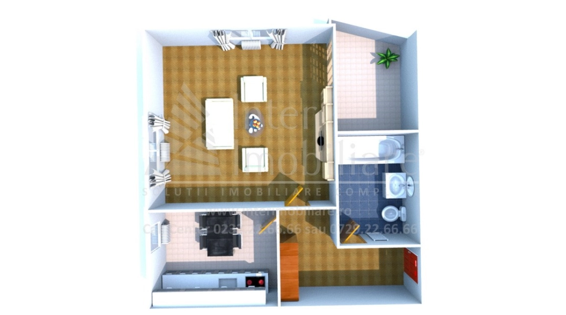 Oferta Apartament nou, o camera, decomandat, 47 mp , Nicolina, de vanzare,  Pizza Nico imagine 1