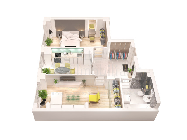 Apartament nou de vanzare, 2 camere,  decomandat ,  60 mp , Frumoasa,  (Scoala 43) 149910