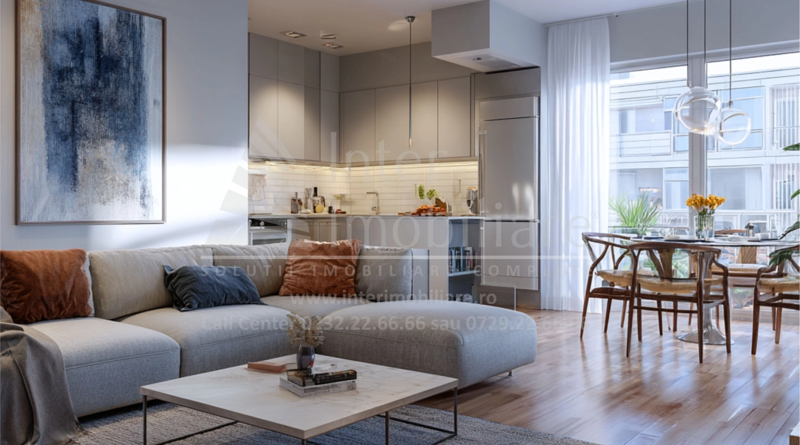 Oferta 2 camere, decomandat, 57 mp , de vanzare apartament nou in zona CUG,  Valea Adanca - Penny Market imagine 5