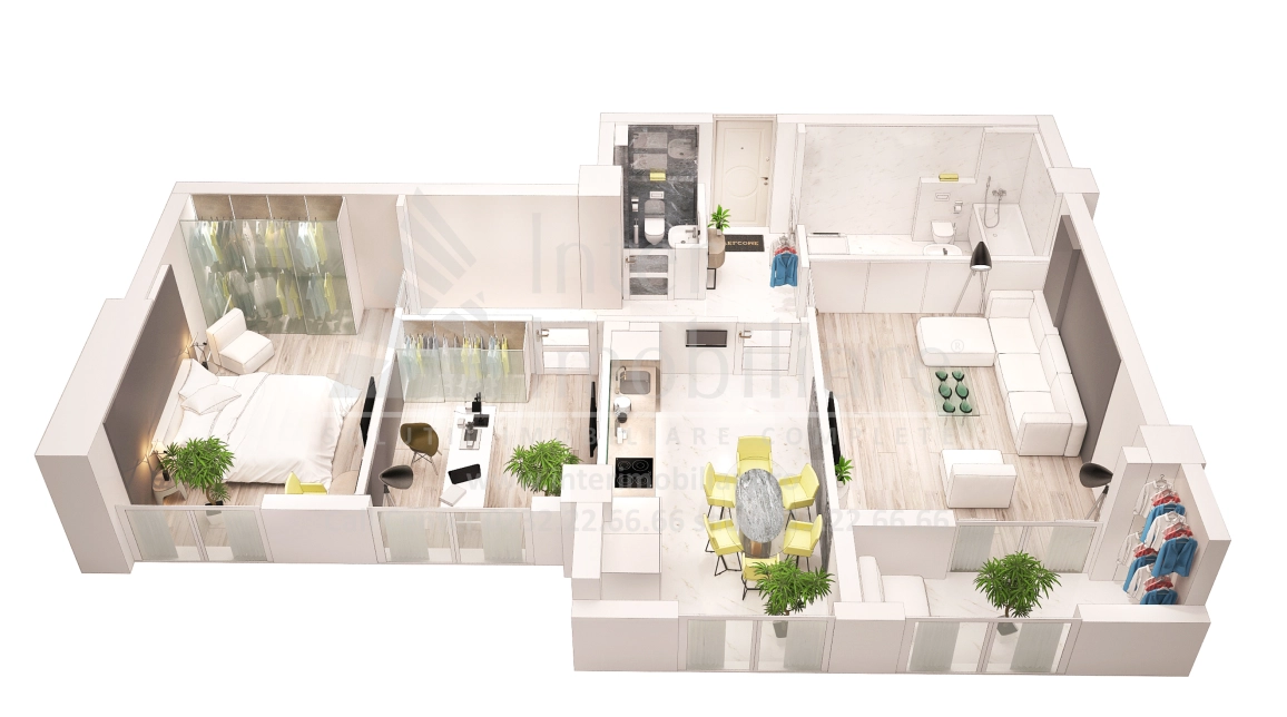 Oferta Apartament nou de vanzare, 3 camere, decomandat, 80 mp , Frumoasa,  Scoala 43 imagine 1