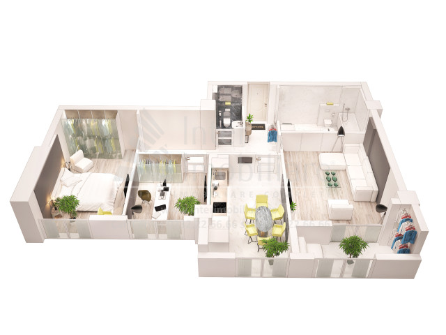 Apartament nou de vanzare, 3 camere,  decomandat ,  80 mp , Frumoasa,  (Scoala 43) 149920