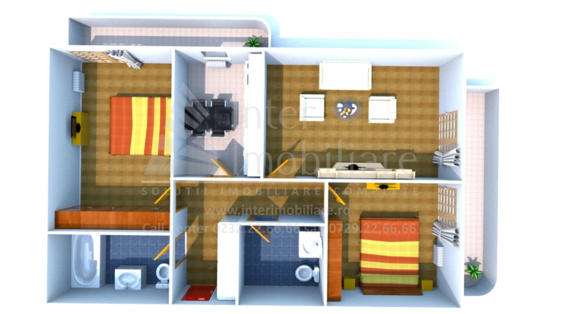 Oferta Apartament nou, 3 camere, decomandat, 91 mp , Galata, de vanzare,  Arcadia imagine 1