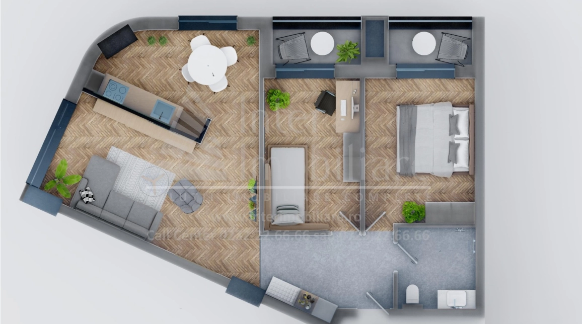 Oferta Tatarasi apartament nou 70 mp , 3 camere, decomandat, de vanzare,  Lac Venetia imagine 1