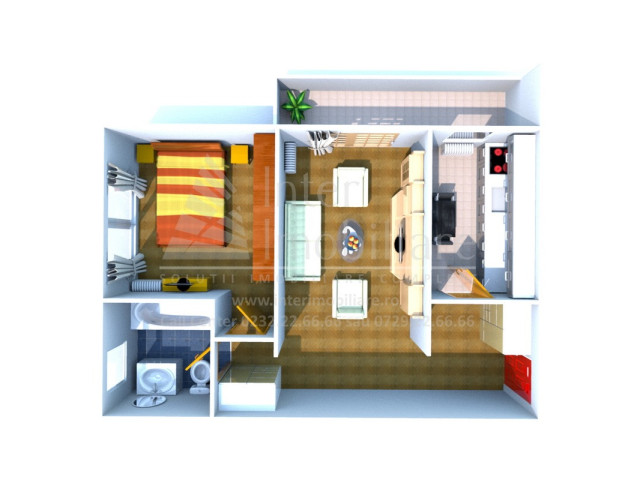 Apartament nou de vanzare, 2 camere,  decomandat ,  56 mp , Bucium,  (600 m de Familly Bucium) 157935