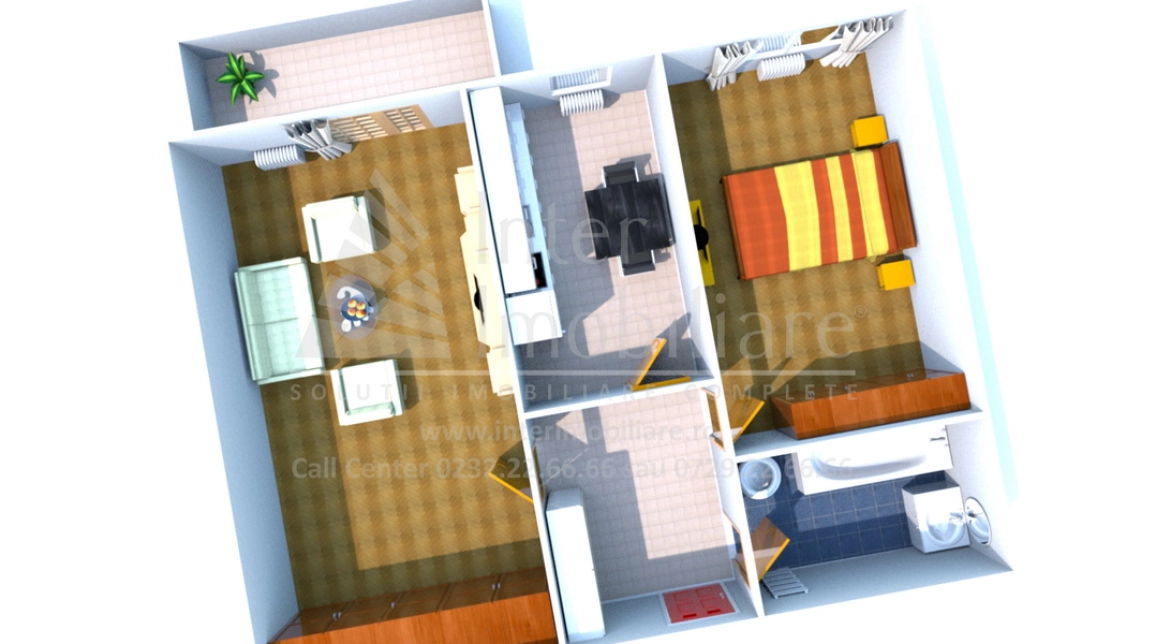 Oferta Apartament nou, 2 camere, decomandat, 57 mp , Miroslava, de vanzare,  Platou Galata imagine 2