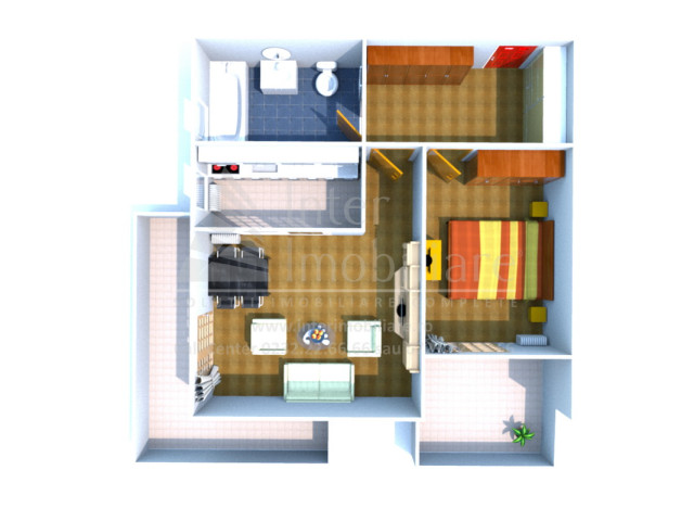 Apartament nou de vanzare, 2 camere,  semidecomandat ,  73 mp , Alexandru cel Bun,  (Arcadia) 154105