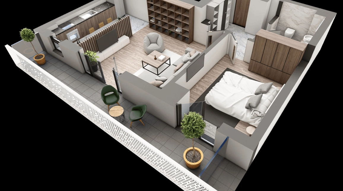Oferta De vanzare apartament nou, 2 camere, , 65 mp , Galata,  Arcadia imagine 1