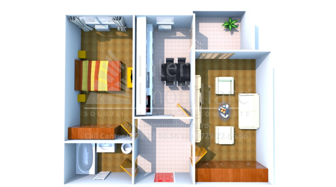 Oferta Apartament nou, 2 camere, decomandat, 57 mp , Nicolina, de vanzare,  Pizza Nico imagine 3