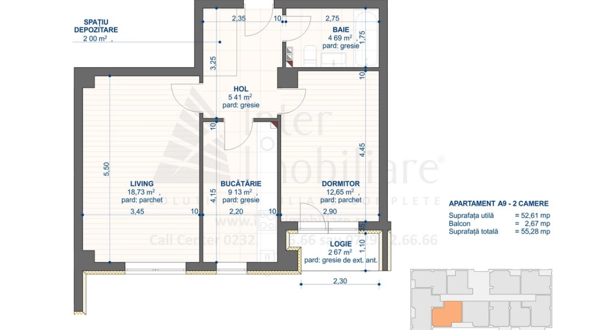 Oferta Apartament nou, 2 camere, decomandat, 55 mp , Nicolina, de vanzare,  Vama Tehnopolis imagine 5