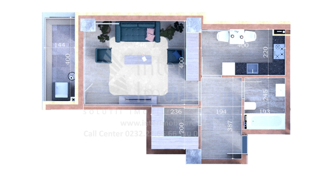 Oferta Apartament nou, o camera, decomandat, 51 mp , Copou, de vanzare,  Aleea Sadoveanu imagine 2