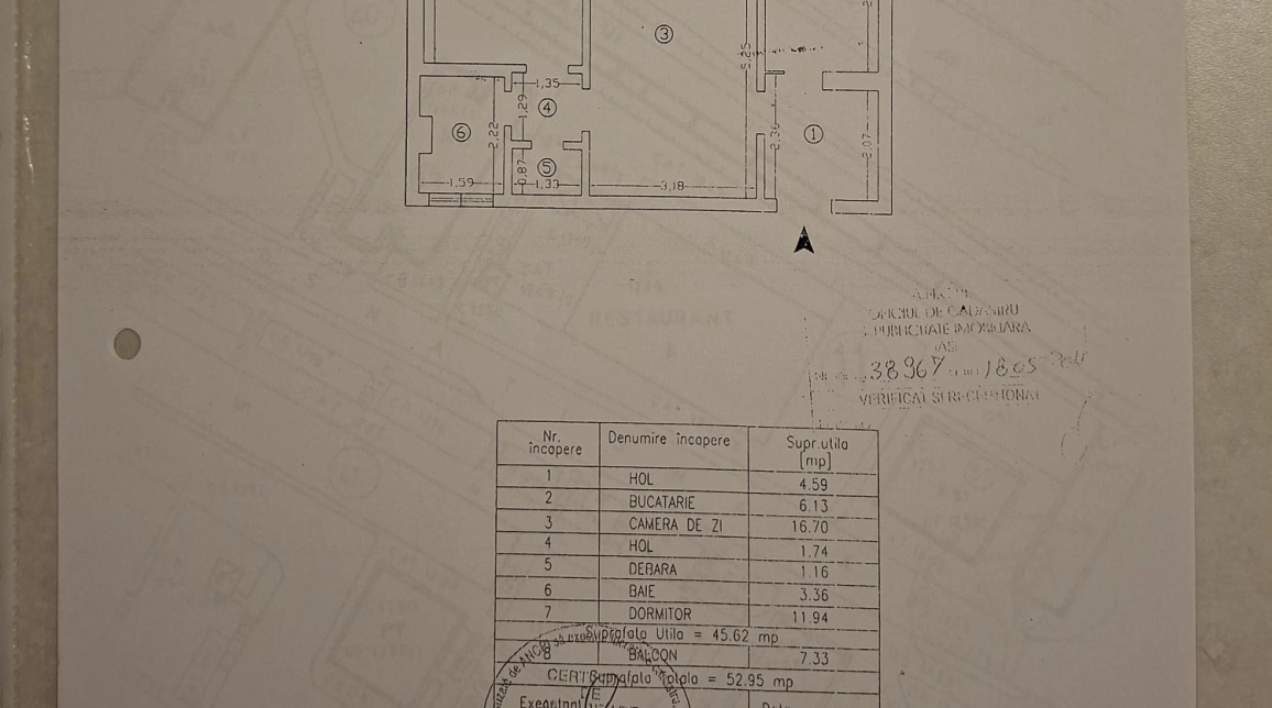Oferta De vanzare apartament, 2 camere, semidecomandat, 50 mp , Podu Ros,  Sensul Giratoriu imagine 11