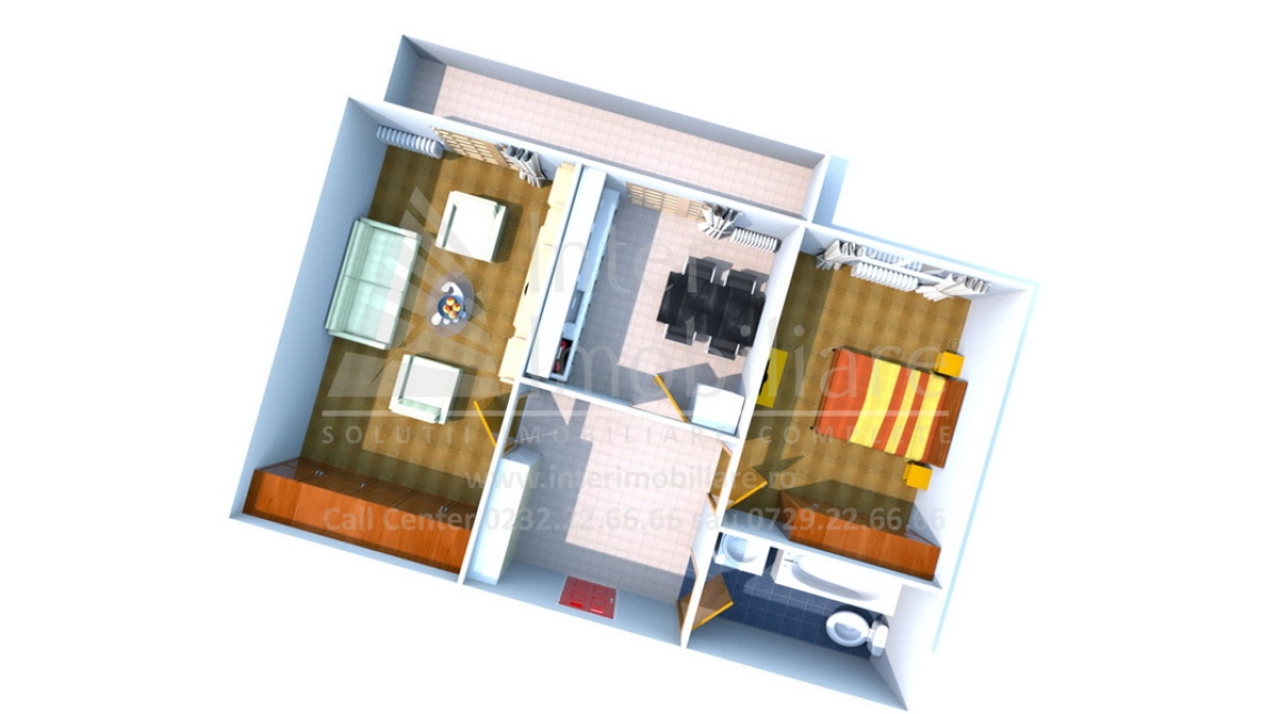 Oferta Apartament nou, 2 camere, decomandat, 59 mp , Bucium, de vanzare,  Visani - 2 km de Family Market imagine 1