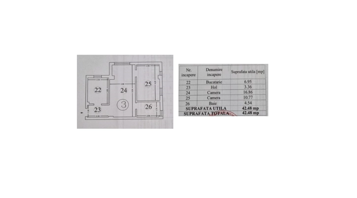 Oferta De vanzare apartament nou, 2 camere, nedecomandat, 43 mp , CUG,  400m de la Al T Neculai imagine 5